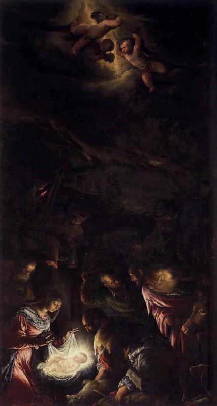 Jacopo Bassano The Adoration of the Shepherds oil painting picture
